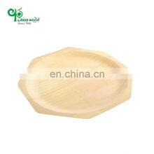 Yada Customized Wooden Natural Luxury Food Serving Dinner Bowl Fruit Round Poplar Plate Set Poplar Tray thumbnail-4