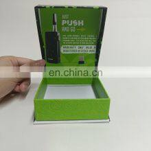 Пакетный жесткий картонный подарочный коробок в форме книги с индивидуальным логотипом на художественной бумаге для электронных продуктов