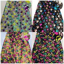 Guichuang Textile Supplies a Large Number of Bead Embroidered Fabrics From Stock, Suitable for Luggage, Shoes and Hats thumbnail-4