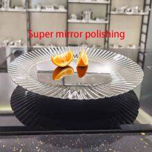 Stainless Steel Fruit Tray Restaurant & Hotel Supplies Serving Trays Dishes Dining Plates thumbnail-3