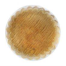 Wholesale Luxury Purple Colored Glass Charger Plate For Wedding Decoration Tableware thumbnail-4