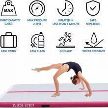 Air Track Inflatable Gymnastics Tumbling Mat With Air Pump