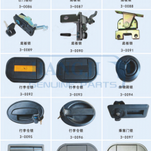 Outside Body Parts HJDL-188B Golden Dragon Mini Bus Parts Door Lock System thumbnail-6