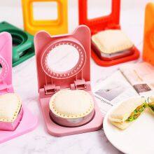 Creative Sandwich Cutter & Sealer With Protector Pocket Bread Mold for Lunch Box DIY Sealed Sandwich Cutter Maker Set thumbnail-2