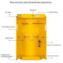 Прочный шкаф для хранения газовых баллонов из холоднокатаной стали для кислорода, азота, аргона | Топливно-стойкое и коррозионно-стойкое хранилище thumbnail-2