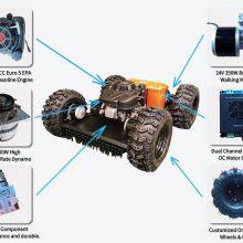 Vigorun VTW550-90 4.5kW Loncin Engine 24V Brushless Drive 550mm Cut 35° Slope 28V Self-Recharging Remote Height Adjustment thumbnail-2