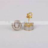 2015 Fashion New Earring Designs Round Stone Earring Designs thumbnail-3