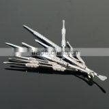 Wholesale With Non Stick Silicone Tip Stainless Steel Bho Oil Wax Custom Dab Tool thumbnail-3