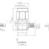 SMA Plug Male Right Angle Coaxial Connector 50 Ohms For 178U Cable thumbnail-4