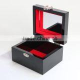 High End Wooden Pierced Earring Jewelry Box thumbnail-3