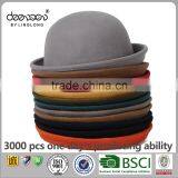 Family Wool Felt Bowler Hat Wholesale Hats For Women thumbnail-1