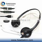 VOIP Computer Headsets With PLT Compatible Quick Disconnect/QD thumbnail-1