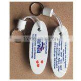 White Color Eva Floating Keychains, Two Sides Printed With Your Logo