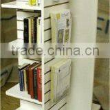 fashional and high quality wood invisible library book display shelf