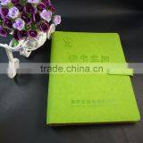 A4 green thermo pu filofax organizer