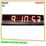 High Quality 4" Led Synchronized Digital Clock,wall Clock,marine Clock, School Clock