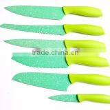Chef Knife Sets With Printing Blade Plastic Handle thumbnail-1
