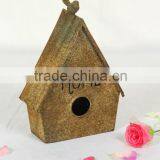 French Country Handmade Iron Bird House Outdoor