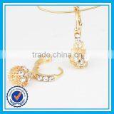 Zircon Crystal Gold Earrings Algeria Gold Jewellery thumbnail-3