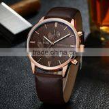 Fashion Curren Man Women Watches Nubuck Leather Wrist Watch thumbnail-1