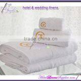 Combed Cotton White Hilton Hotel Towels, Hilton Face Towels, Hand Towels, Bath Towels With Embroidered Logo thumbnail-1