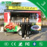 2015 HOT SALES BEST QUALITY CE ISO UL EEC food car stainless steel food car customzied food car