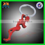 Promotional gift Aluminum allot sexy beauty girl keychain beer bottle opener