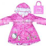 New Pretty PVC Kid Rain Gear Poncho With Bag thumbnail-1