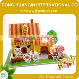 New design lamb house puzzle toy