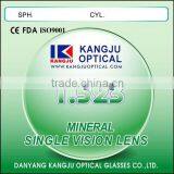 1.523 Single Vision White Mineral Lenses