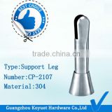 Factory Directly CP-2107 Fashion Toilet Partition Accessories Precision Casting Adjustable Leg
