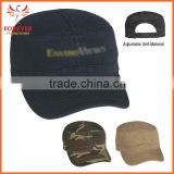 Washed Cottom Camouflage Millitary Baseball Cap With Cotton Sweatband