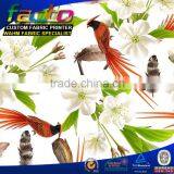 Birds Prints, Bedding Fabric, Custom Printing Bedding Fabric