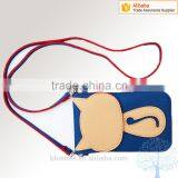 Lovely Design Cell Phone Credit Card Holder in PU Material, 2 Credit Card Pocket in Back thumbnail-4