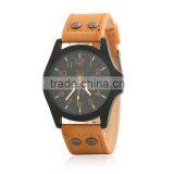 Branded SOKI Brown Military Army Date Watch Mens Leather Band Wristwatch Fashion China Supplier thumbnail-1
