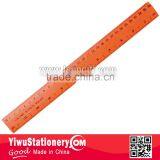 30cm Straight Ruler 12 Inches Plastic Yellow Ruler