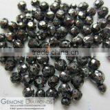 NATURAL LOOSE BLACK FACETED DIAMOND BEADS FOR NECKLACE AND JEWELERY