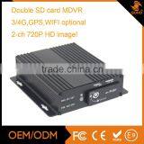 2-ch 720P Mobile Dvr H.264 Gps sd Card Mobile Dvr 3G GPS G-Sensor 128GB Storage thumbnail-1
