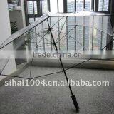 PVC/POE Clear/ Transparent Golf Umbrella
