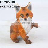 Polyresin Figurine Animal Fox Statue Decoration Home thumbnail-5