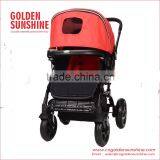 High Landscape Stroller| Baby Trolley | Pram | Carriage | Pushchair With Seat Cushion thumbnail-6
