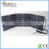 40W Foldable Solar Chargers With Dual Output Controller Military Equipment