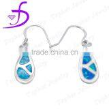 Wholesale 925 Sterling Silver Hook Earrings Opal Earrings New Design 2016 thumbnail-1