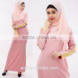 OEM Service China Factory Custom Made Wholesale Summer Women Abaya Arabic Dress thumbnail-2