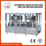 juice beverage filling can sealing machine,beverage filling and can seamer