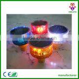 Solar Construction Warning Light,solar Rechargeable Led Flashing Beacon thumbnail-2