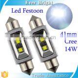 Bright Auto Led Light C-ree 14w Festoon 360 Led 41mm 24 Smd Car Reading Light