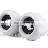 Portable MINI Speaker With USB Charger, Black& White Colour, 3W*2 thumbnail-4