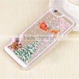 Fashion Liquid Bling Crystal Christmas Tree Snowflake Case for Samsung & iPhone 3D Phone Case