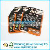 New Design Paper Car Sticker Label Printing
